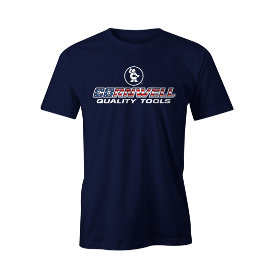 Picture of Base Short Sleeve Navy T - CGBAST